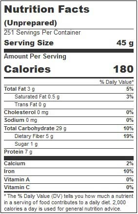 Bobs Red Mill Gluten Free Quick-Cooking Rolled Oats, 25 Pound