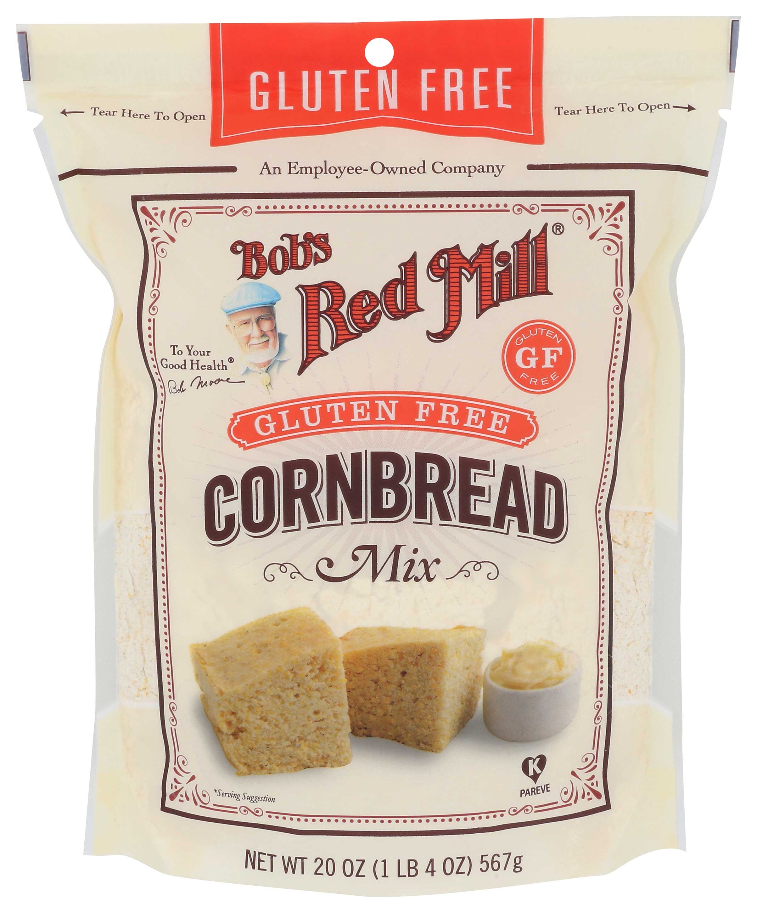 Bob's Red Mill Gluten Free Cornbread Mix, 20 Ounce -- 4 Per Case