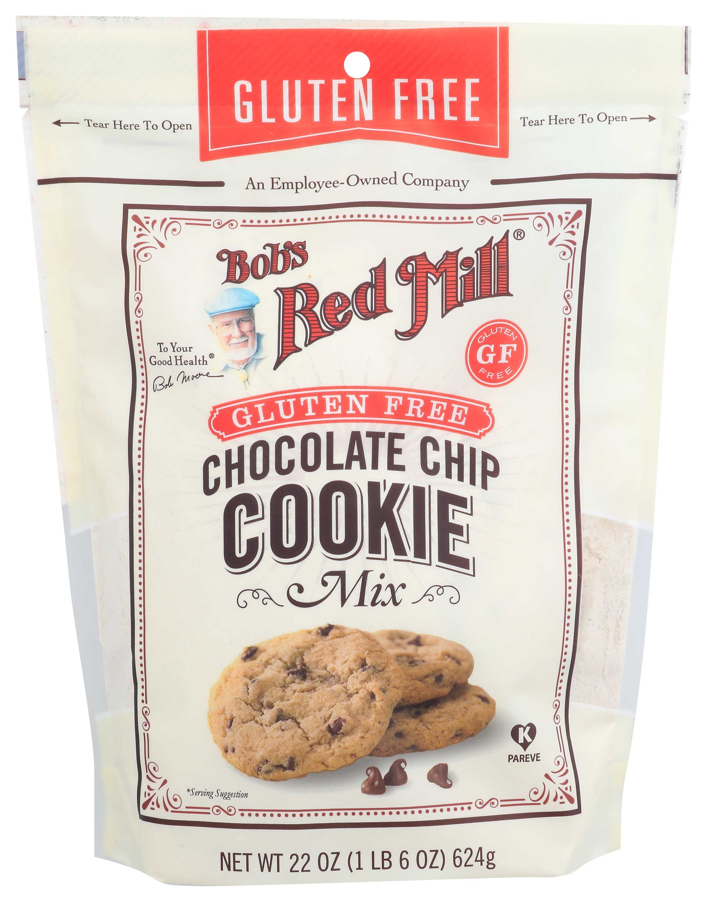 Bob's Red Mill Gluten Free Chocolate Chip Cookie Mix, 22 Ounce -- 4 Per Case