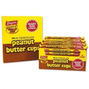 Boyer Peanut Butter Cup Giant Bar, 3.2 Ounce -- 144 per case.