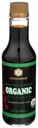 Kikkoman Organic Soy Sauce, 10 Ounce -- 6 per case.