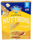 Blue Diamond Growers Nut Thins Pepper Jack Cheese Nut and Rice Cracker, 4.25 Ounce -- 12 per case.