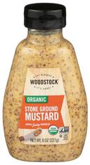 Woodstock Farms Organic Stoneground Mustard, 8 Ounce -- 12 per case.