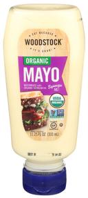 Woodstock Farms Organic Squeezable Mayonnaise, 11.25 Ounce -- 12 per case.