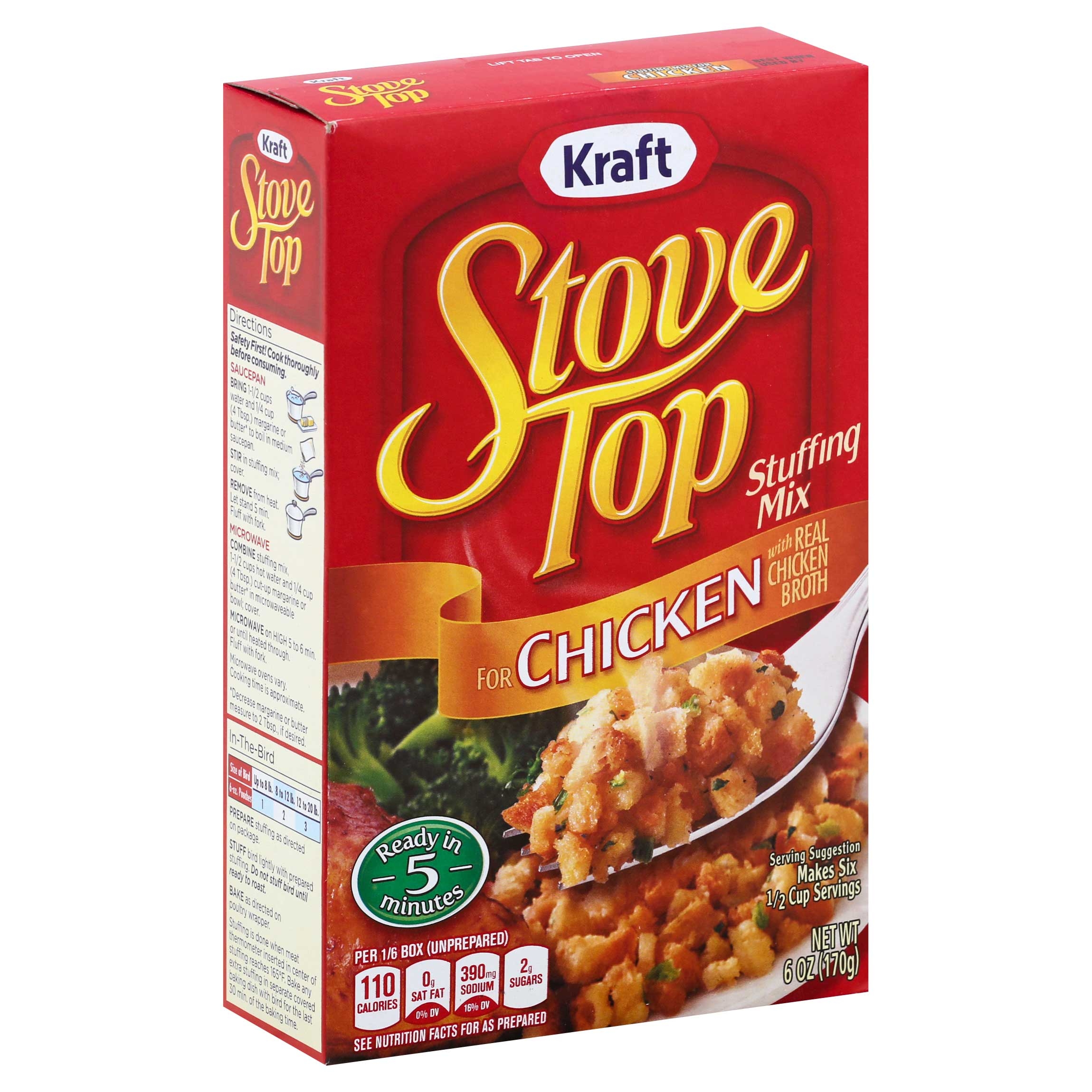 Stove Top Chicken Stuffing Mix, 6 Ounce -- 12 Per Case