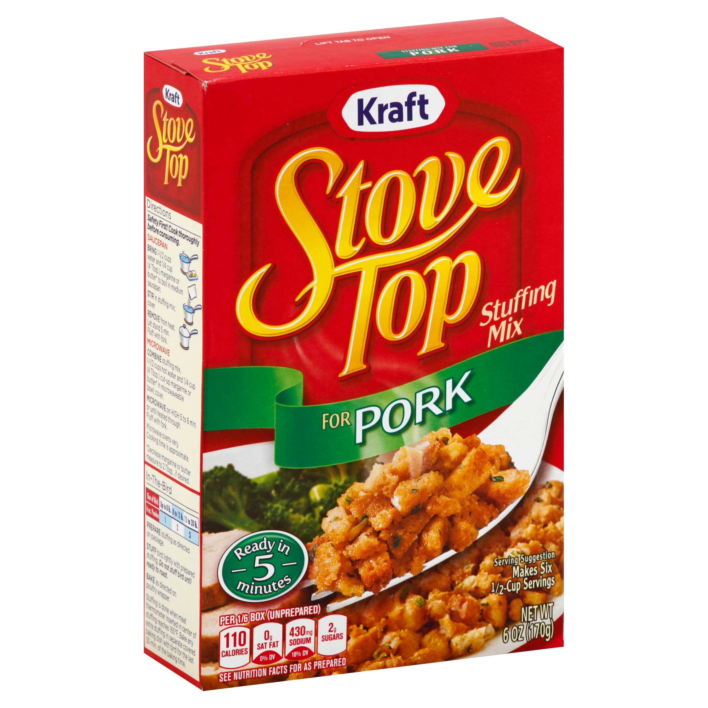 Stove Top Pork Stuffers, 6 Ounce -- 12 Per Case
