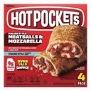 Hot Pocket Italian Style Meatballs and Mozzarella Sandwich, 18 Ounce -- 4 per case