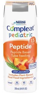 Compleat Pediatric Unflavored Peptide Based Tube Feeding, 8.45 Fluid Ounce -- 24 per case