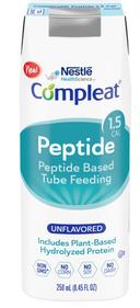 Nestle COMPLEAT 1.5 Unflavored Ready to Drink Peptide, 8.45 Fluid Ounce -- 24 per case