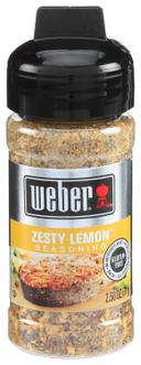 Weber Zesty Lemon Seasoning, 2.5 Ounce -- 6 per case