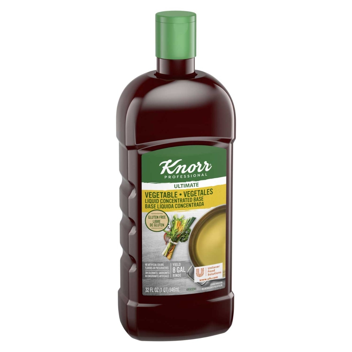 Single Knorr Professional Ultimate Vegetable Liquid Concentrated Stock Base, 32 ounce -- 1 each