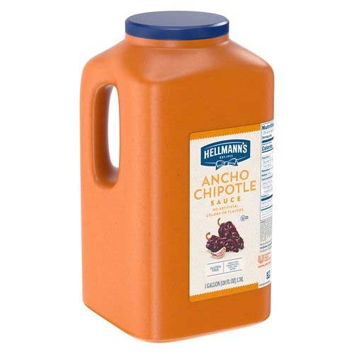Single Hellmanns Real Ancho Chipotle Sauce Jug, 1 Gallon