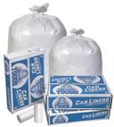 Pitt Plastics White Star 12-16 Gallon Medium Can Liner -- 500 per case.