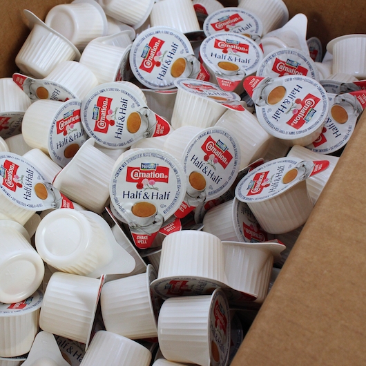 Carnation Half And Half Single Serve Creamer, 0.30 Fluid Ounce -- 360 Per Case