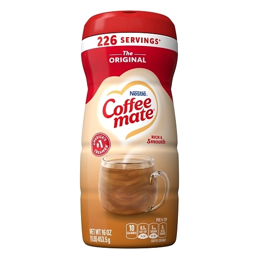 Coffee-Mate Originial Powder Creamer - 16 oz. canister, 12 canisters per case