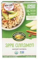 Natures Path Organic Apple Cinnamon Hot Oatmeal, 14 Ounce -- 6 per case.