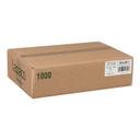 Lapaco Bienvenue Welcome Red Straight Edge Placemat, 9 1/2 x 13 1/2 inch -- 1000 per case.