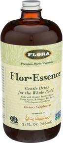 Flora Flor Essence Organic Detox Dietary Supplement, 32 Fluid Ounce