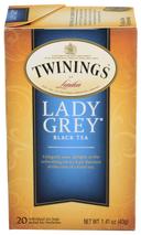 Twinings Lady Grey Tea, 20 Per Pack -- 6 Packs Per Case.