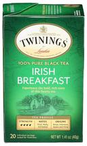 Twinings Irish Breakfast Tea, 20 Per Pack -- 6 Packs Per Case.