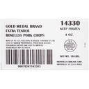 Extra Tender Gold Medal Boneless Center Pork Chop, 10 Pound.