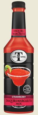 Mr and Mrs T Strawberry Daiquiri Margarita Mix, 1 Liter -- 6 per case.