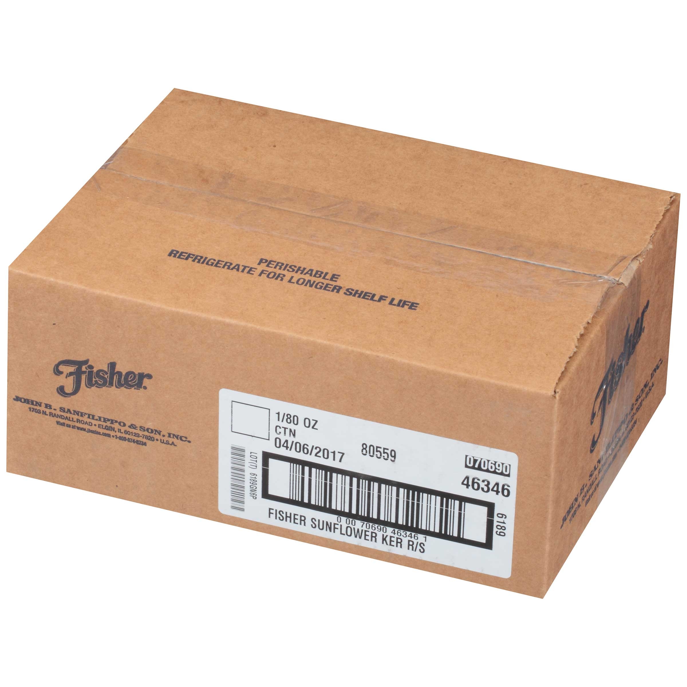 Fisher Roasted and Salted Sunflower Kernel, 5 Pound.