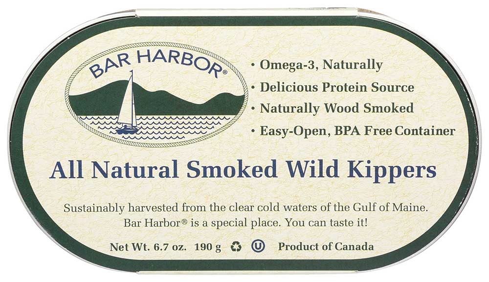 Bar Harbor Natural Smoked Wild Kipper, 6.7 Ounce -- 12 per case