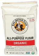 King Arthur Artisan Organic All Purpose Flour, 5 Pound -- 6 per case.