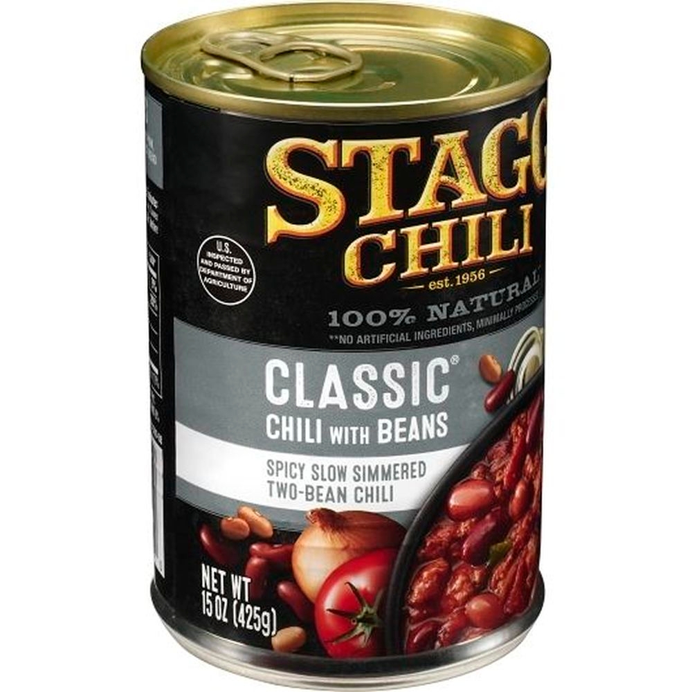 Hormel Stagg Classic Chili With Beans, 15 Ounce -- 12 Per Case