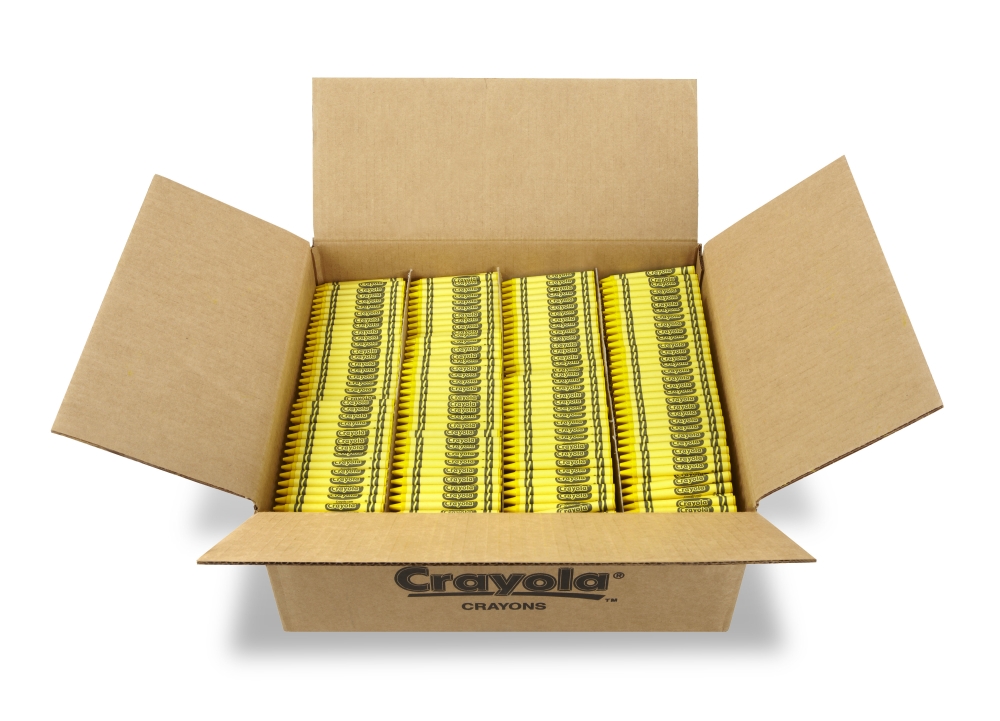 Crayola Yellow Bulk Crayons -- 3000 Per Case