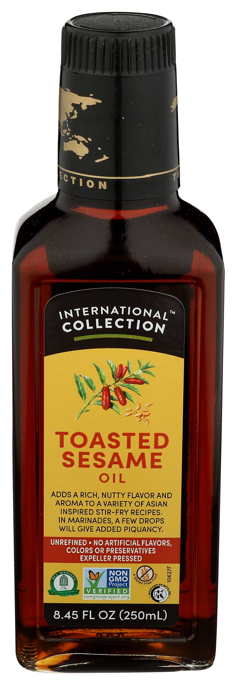 Internation Collection Toasted Sesame Oil, 8.45 Oz -- 6 Per Case.
