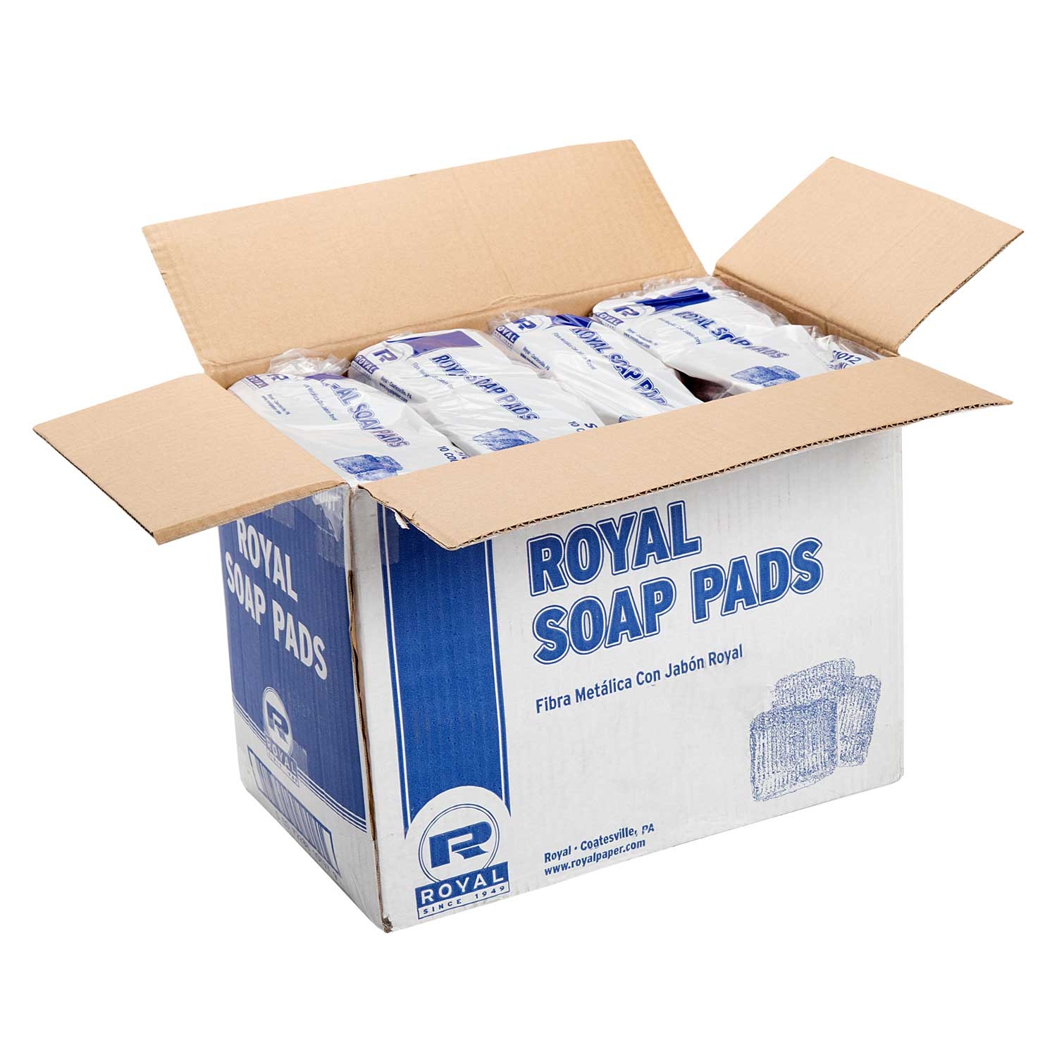 Royal Institutional Soap Pads, 10 Count -- 12 Per Case