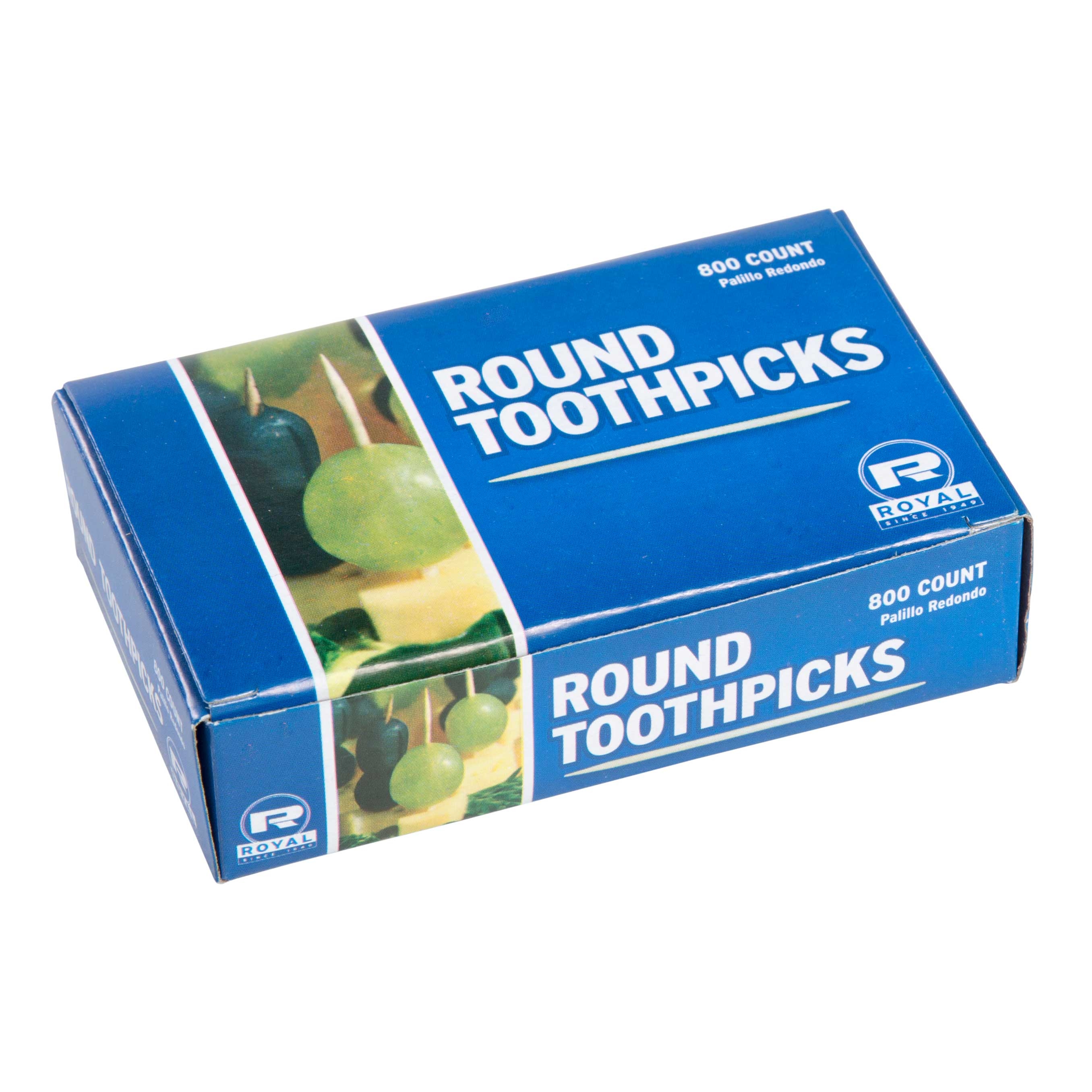 Royal Round Toothpick, 800 Count -- 120 Per Case
