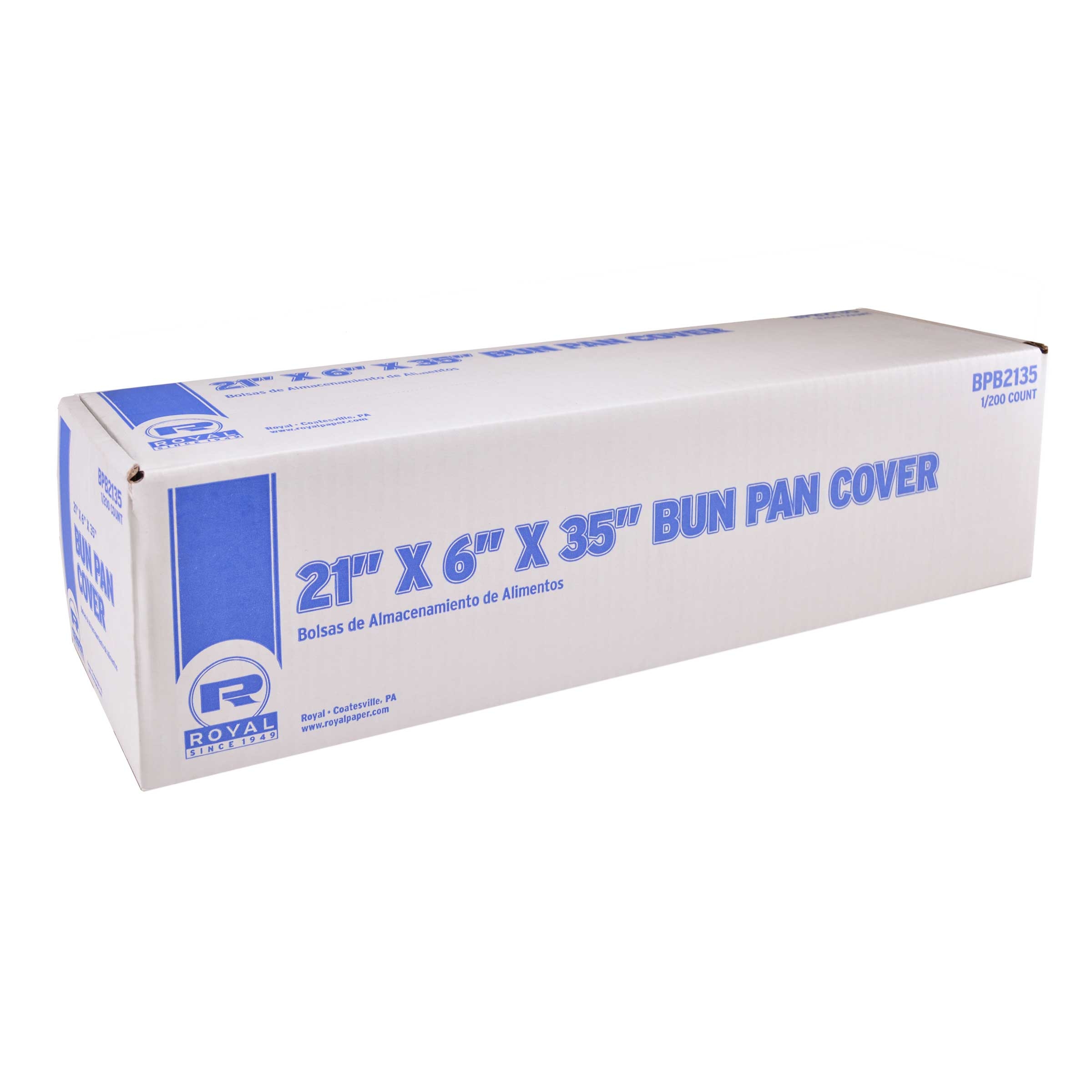 Royal Low Density Bun Pan Bag, 21 X 6 X 35 Inch -- 200 Per Case