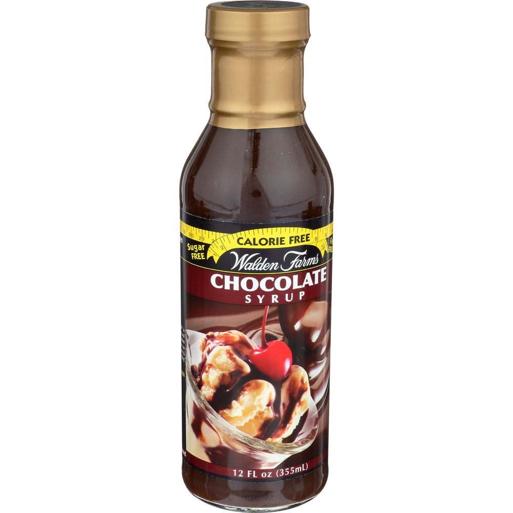 Walden Farms Chocolate Syrup Sugar Free, 12 Ounce -- 6 per case