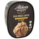 Aldens Organic Cold Brew Coffee Ice Cream, 48 Fluid Ounce -- 3 per case