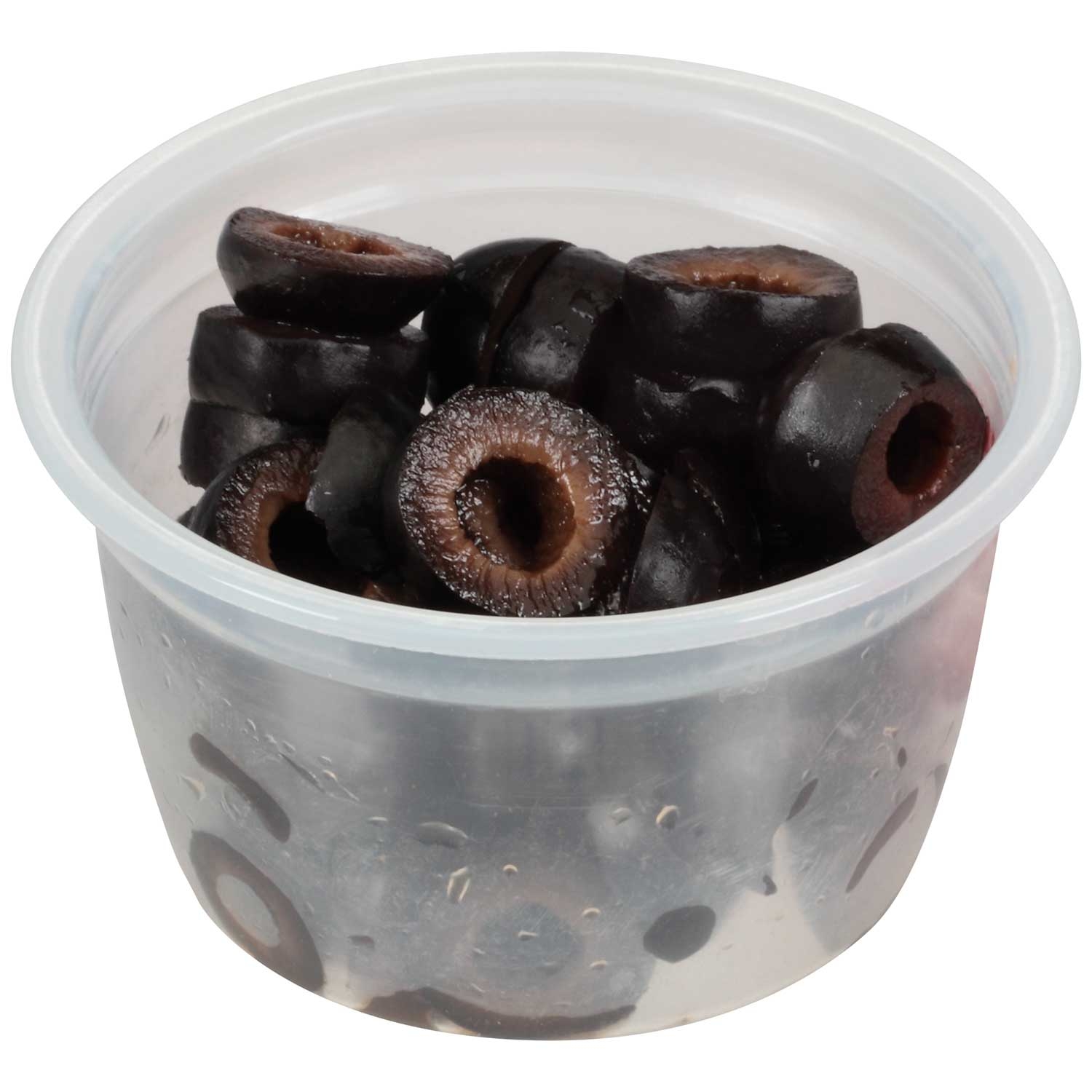 Pearls Black Sliced Ripe Olives, 1.4 Ounce Cup -- 12 Per Case