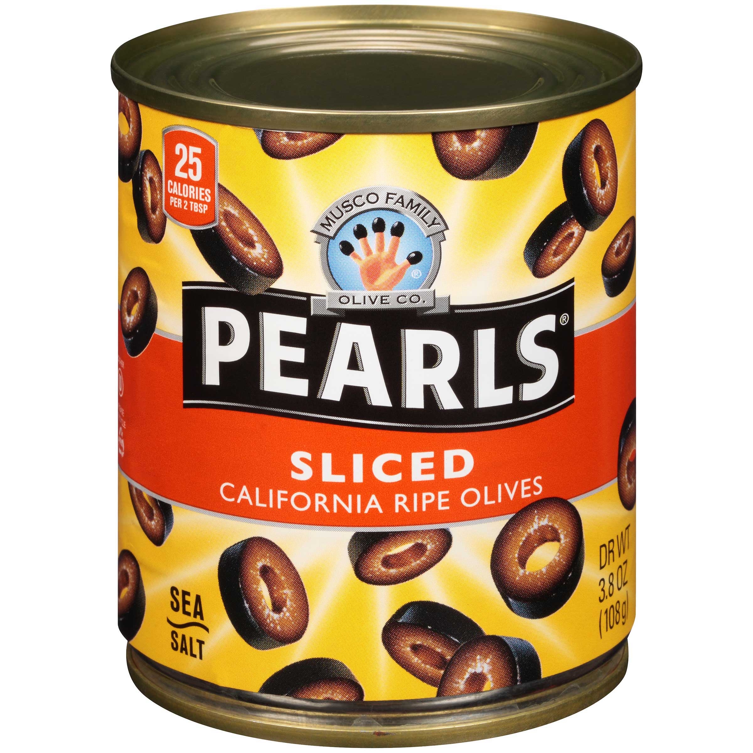 Pearls Sliced Black Olives, 3.8 Ounce -- 12 Per Case