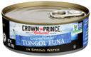 Crown Prince Natural Chunk Light Tongul Tuna, 5 Ounce -- 12 per case.