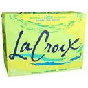 Lacroix Lime Sparkling Water, 12 Fluid Ounce Can -- 24 per case.