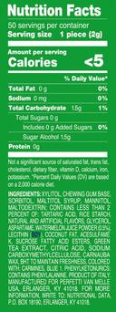 Mentos 3.53 Ounce Pure Fresh Watermelon Sugarfree Gum, 6 count per pack -- 6 per case.