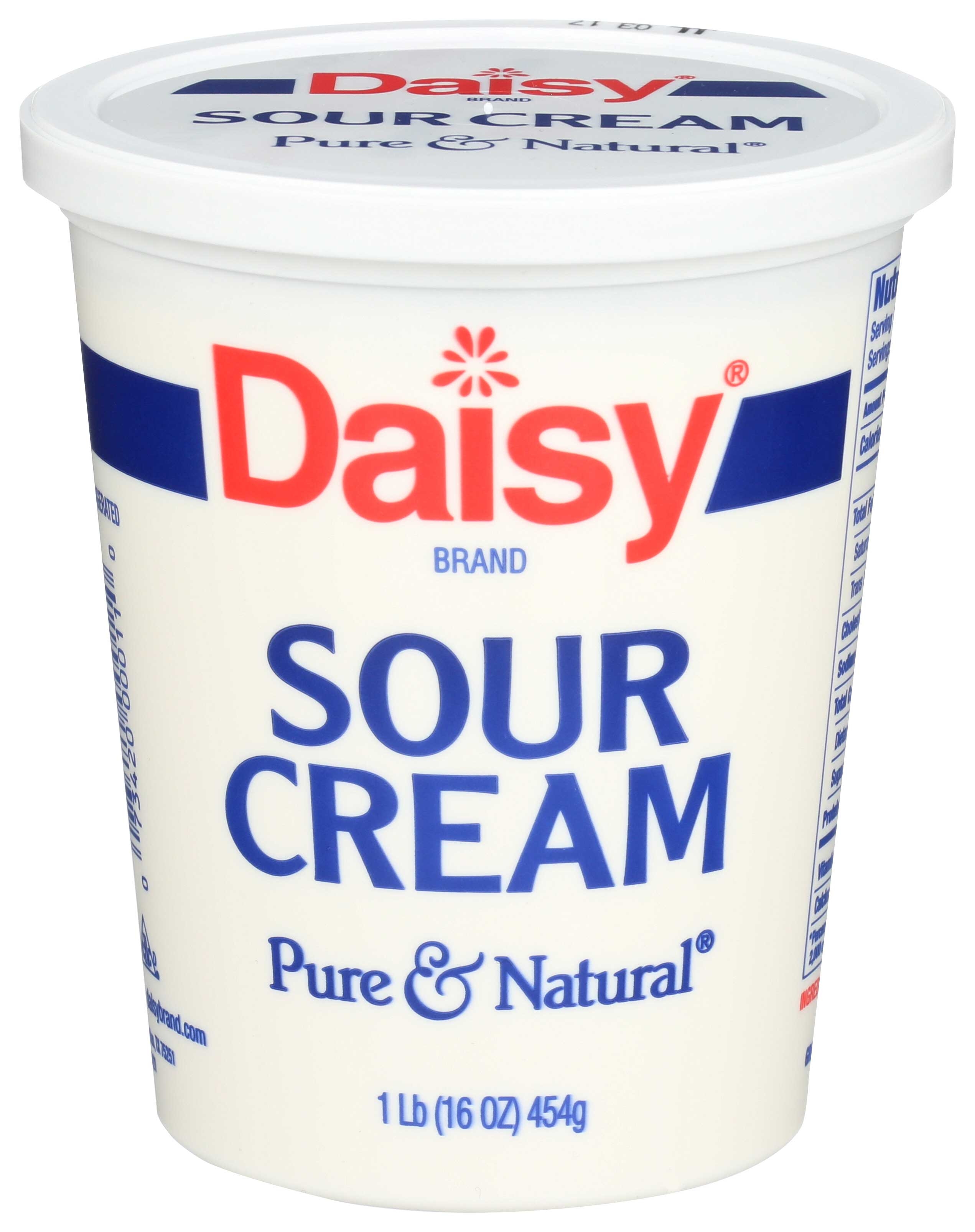 Daisy Pure And Natural Sour Cream, 16 Ounce -- 12 Per Case