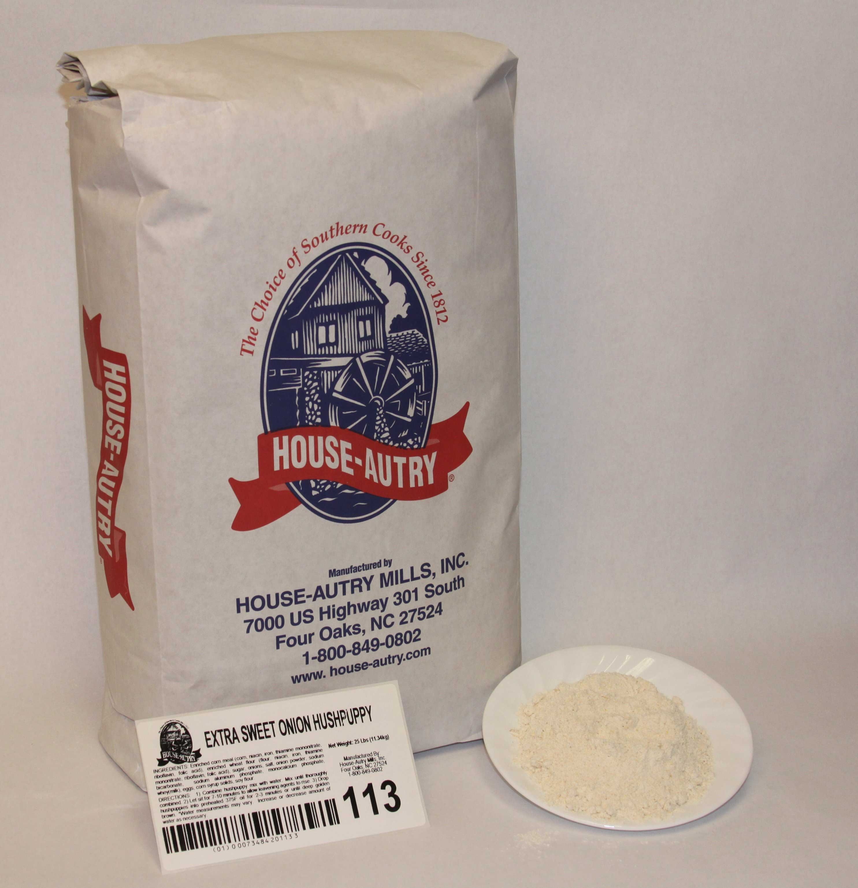 House-autry Extra Sweet Onion Hushpuppy Mix, 25 Pound