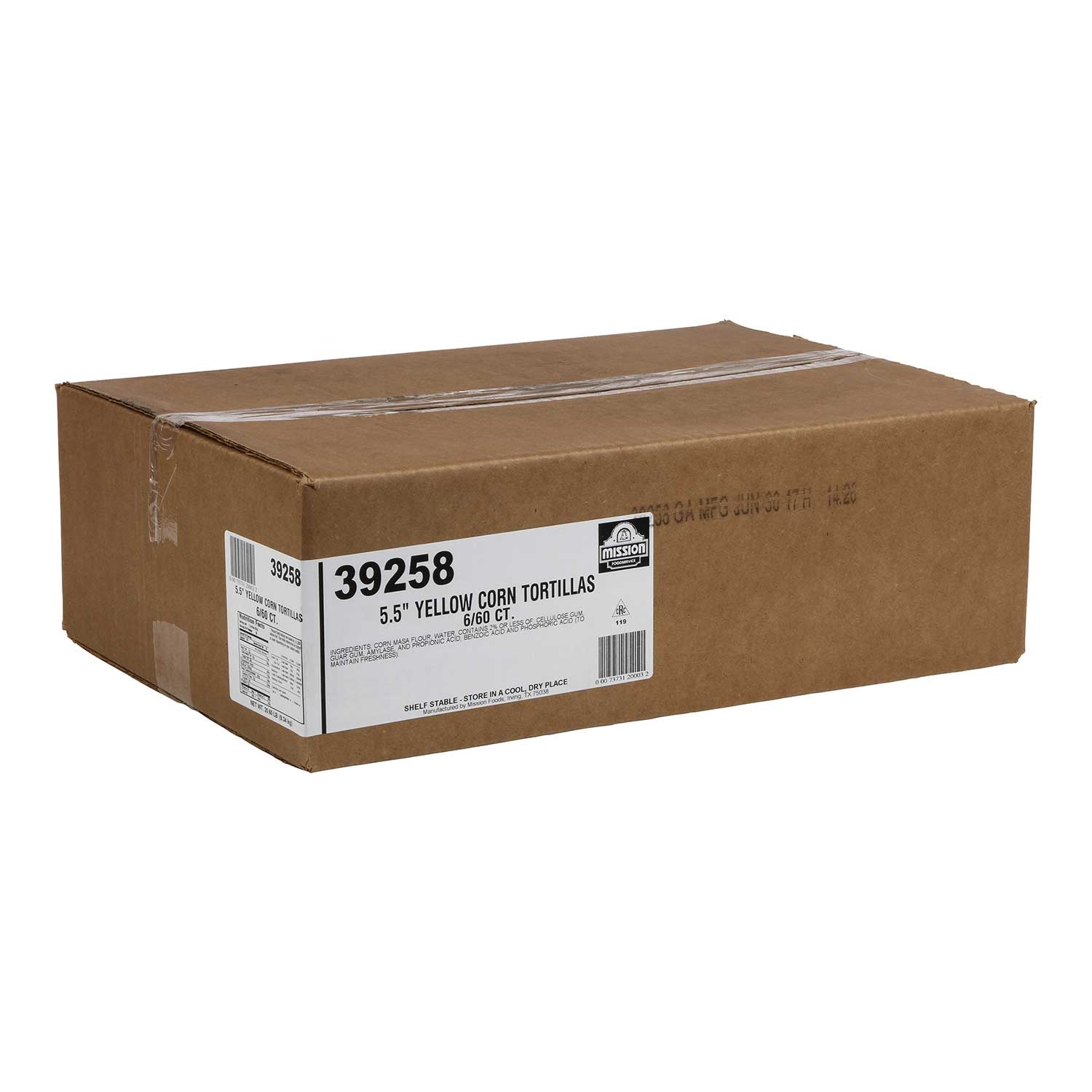 Mission Super Soft Yellow Corn Tortilla, 5.5 inch -- 360 per case.