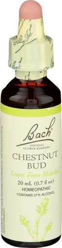 Bach Flower Remedies, Chestnut Bud, 20 Ml -- 3 Per Case