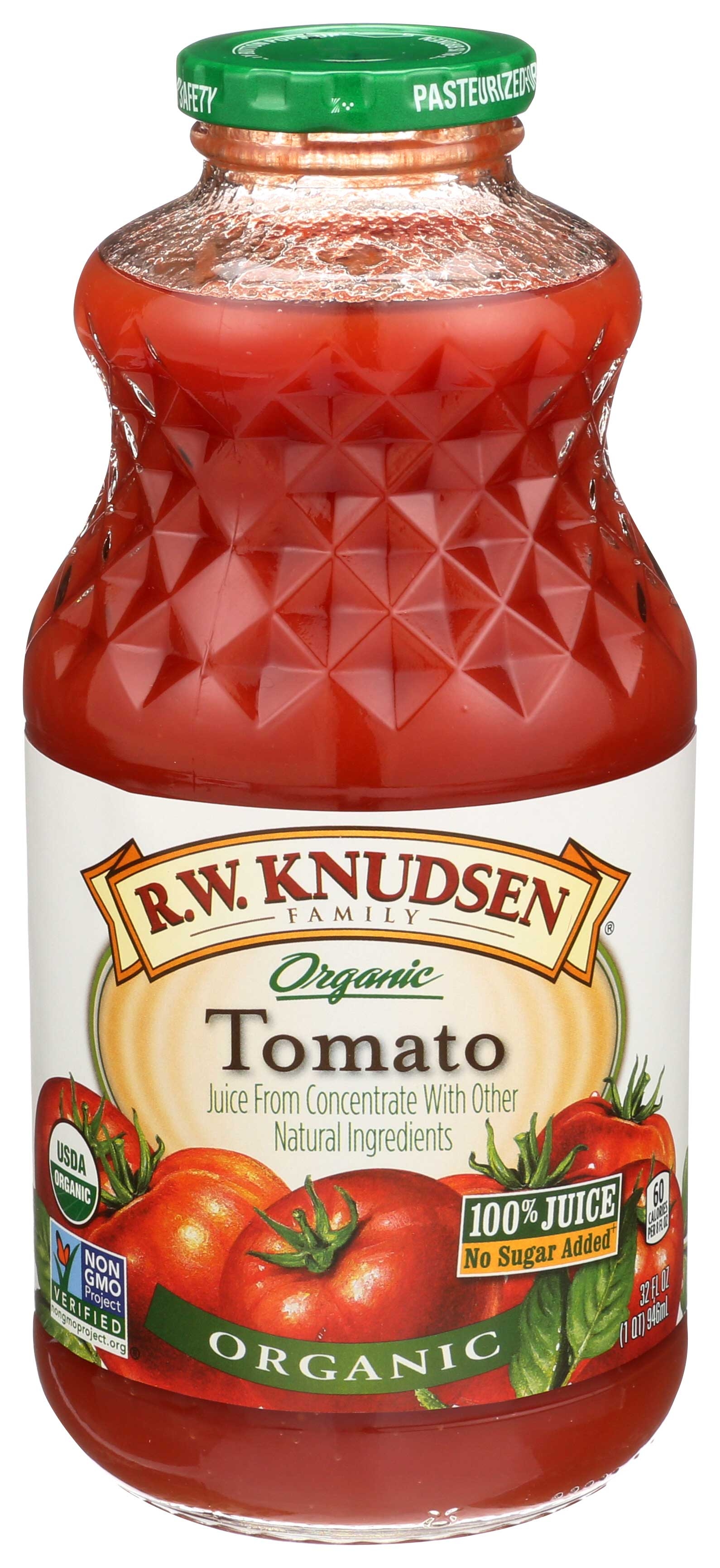 R.W. Knudsen Organic Tomato Juice, 32 Fluid Ounce -- 6 per case