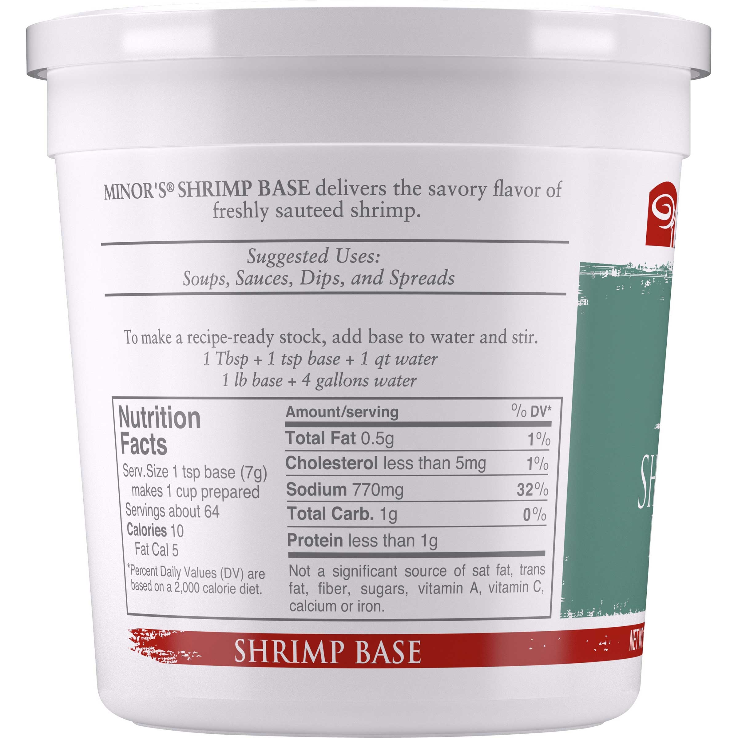 Nestle Minors No Added MSG Shrimp Base, 1 Pound -- 6 per case.