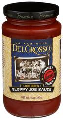 La Famiglia Del Grosso Sloppy Joe Sauce, 14 Ounce -- 12 per case