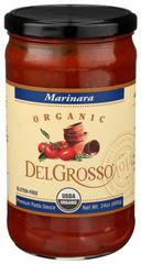 Delgrosso Organic Marinara Pasta Sauce, 24 Ounce -- 12 per case.